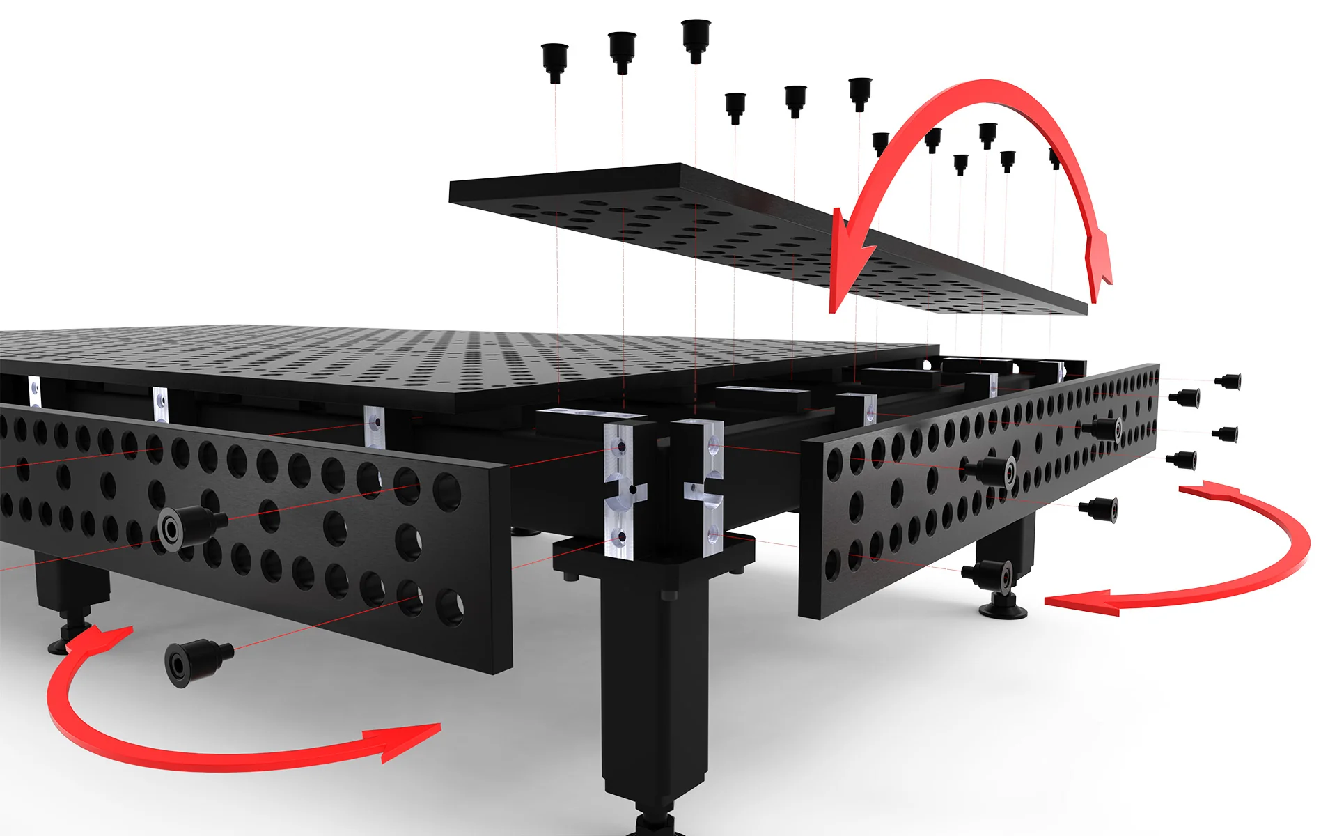 Alpha 28 Tables, 1.2 x 1.2 M - Image 6