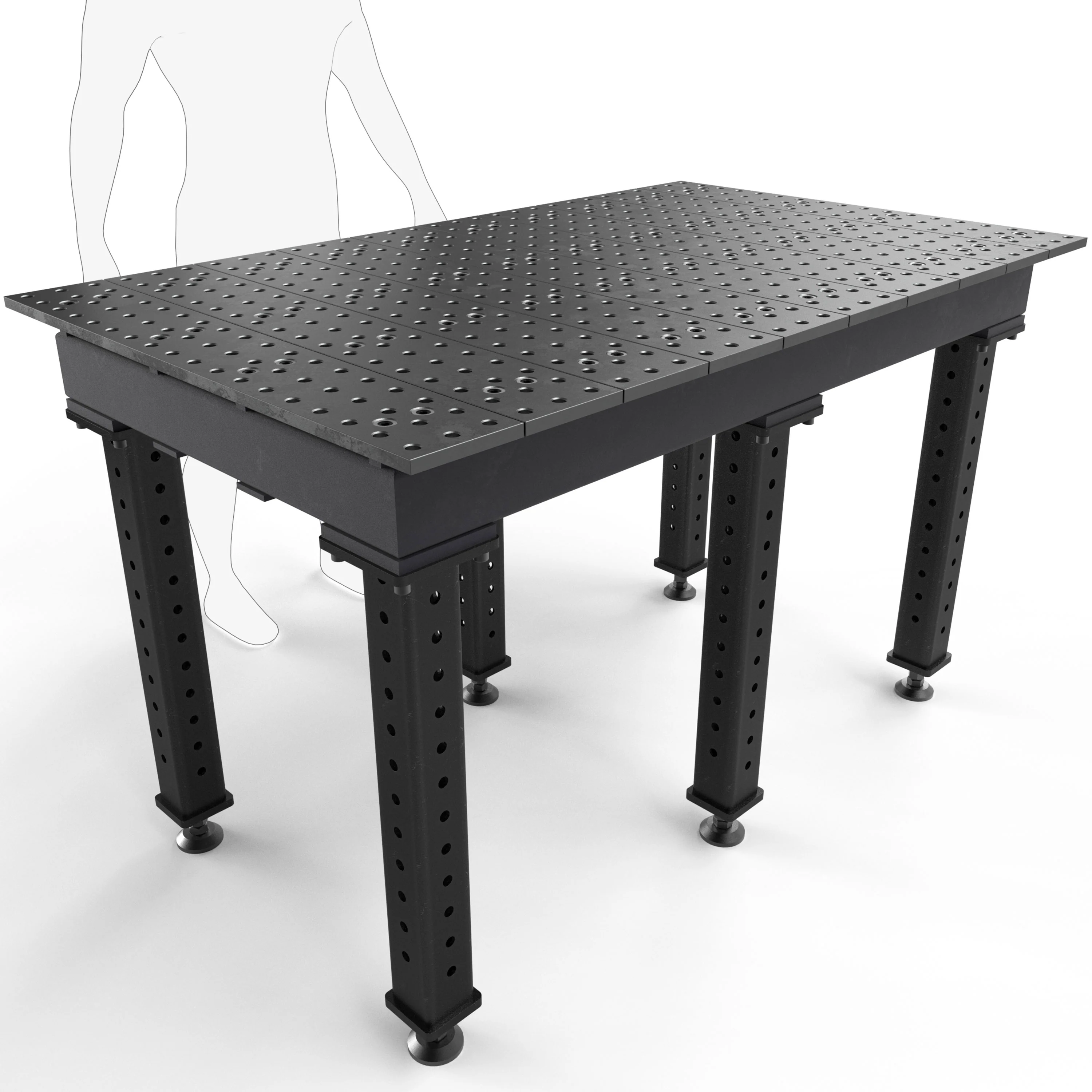 Max 5' × 3' (60" x 36") Tables, 5/8" System - Image 4