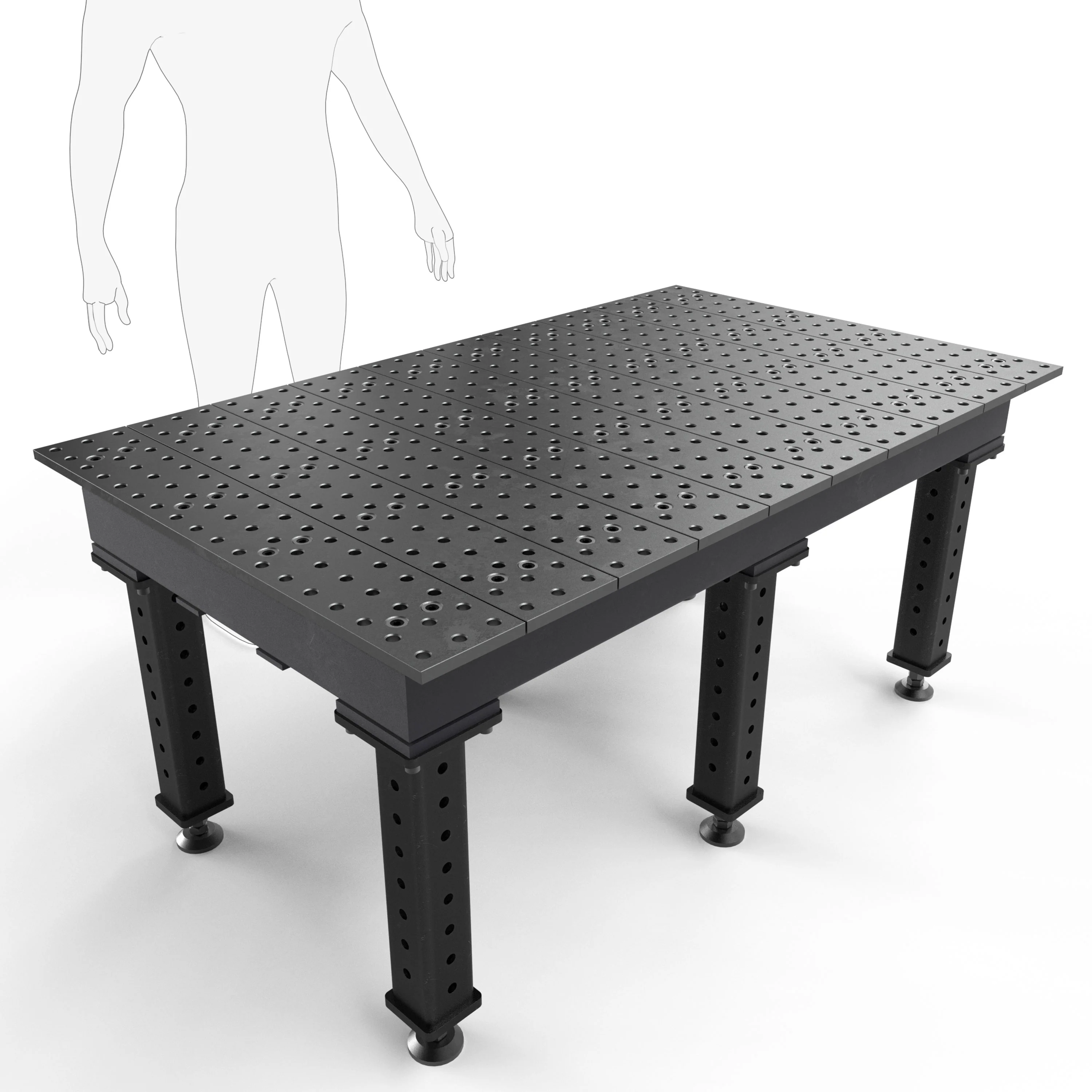 Max 5' × 3' (60" x 36") Tables, 5/8" System - Image 5