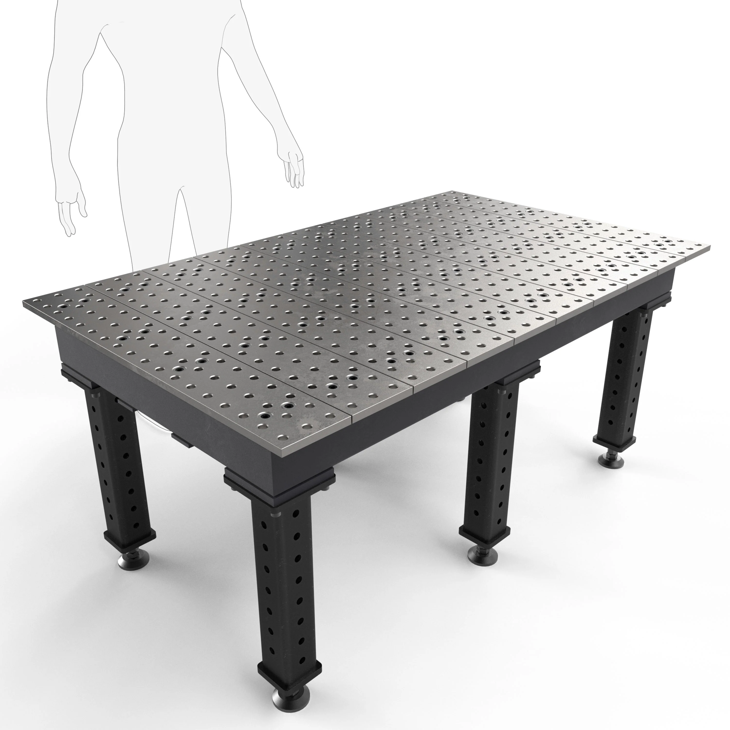 Max 5' × 3' (60" x 36") Tables, 5/8" System - Image 6