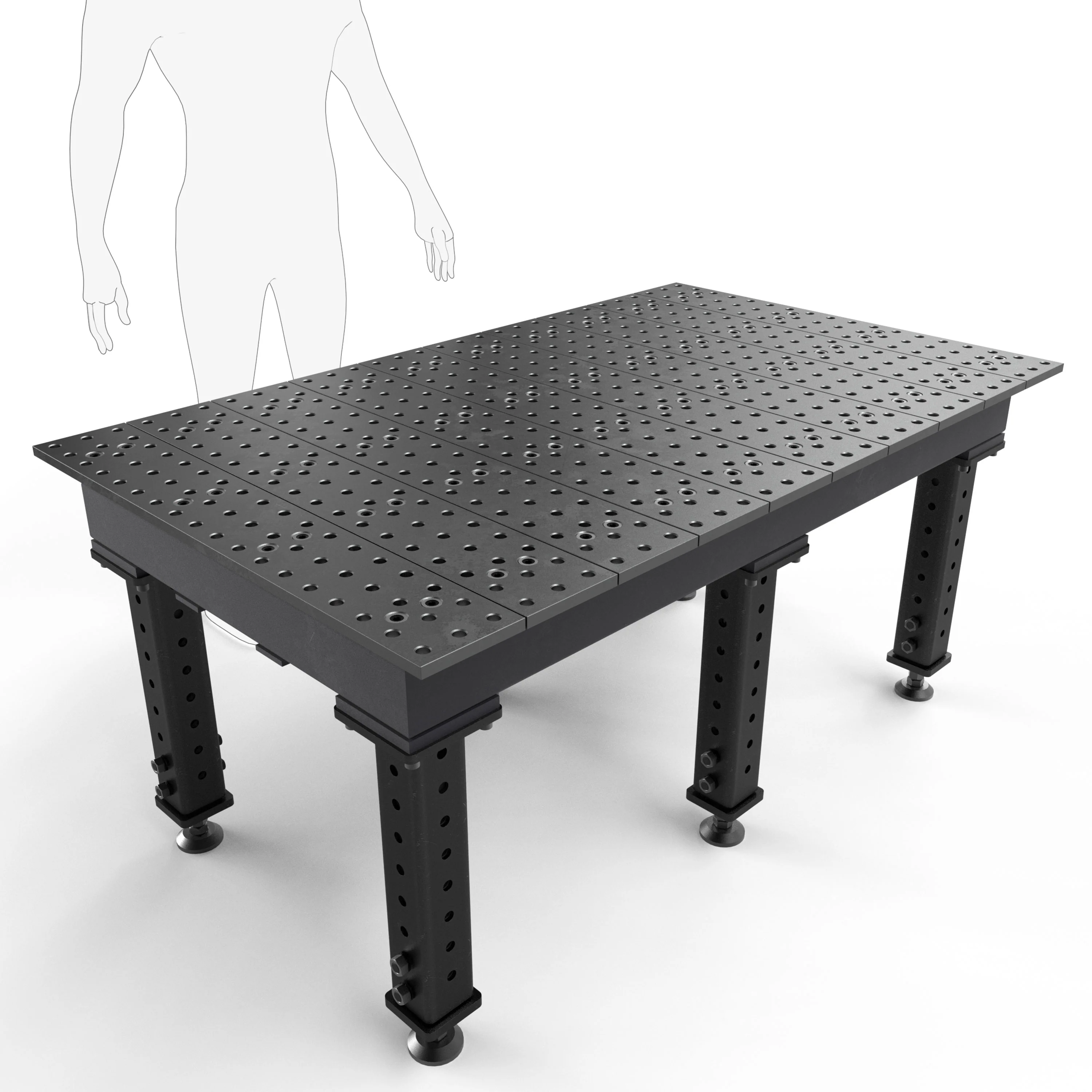 Max 5' × 3' (60" x 36") Tables, 5/8" System - Image 8