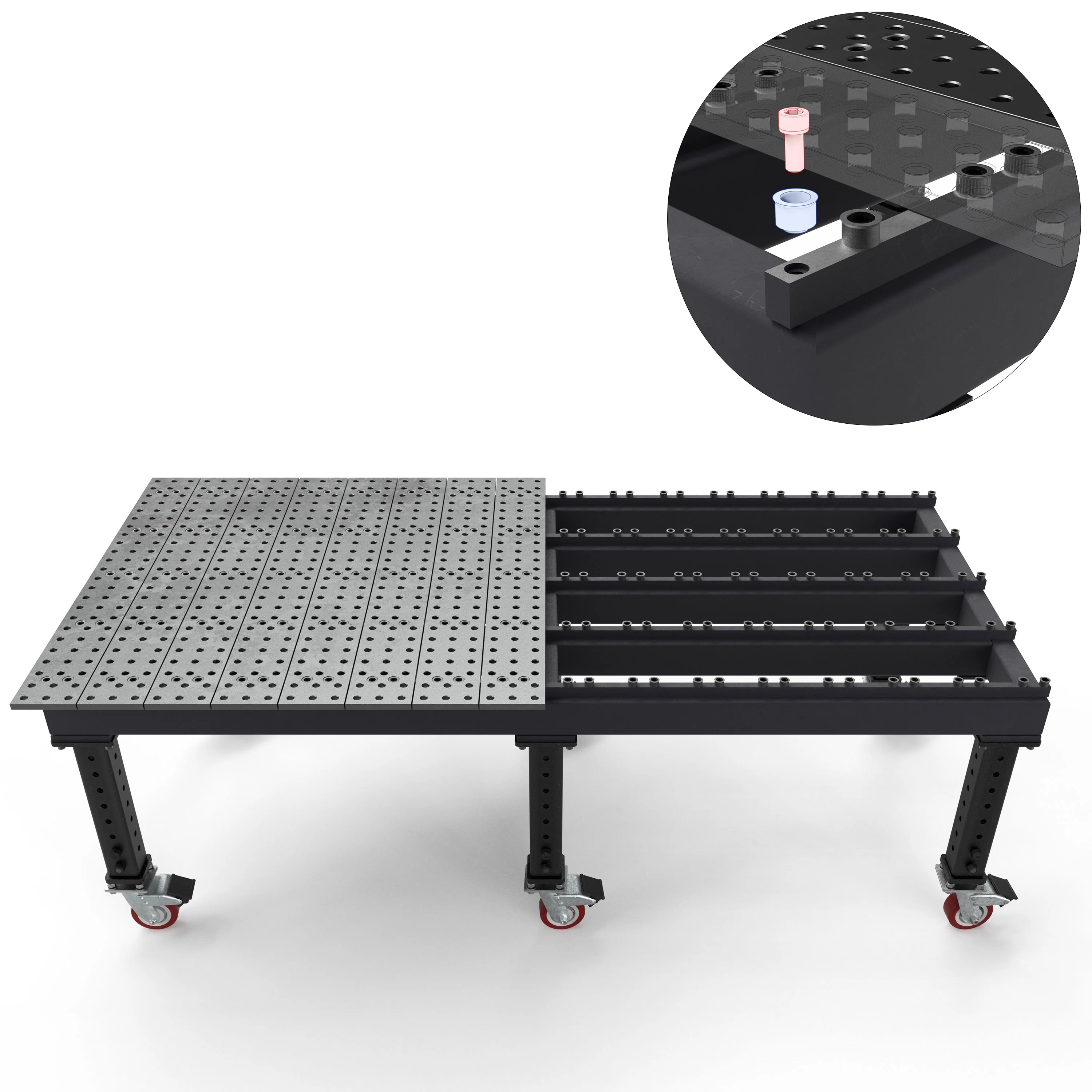 Max 5' × 3' (60" x 36") Tables, 5/8" System - Image 13