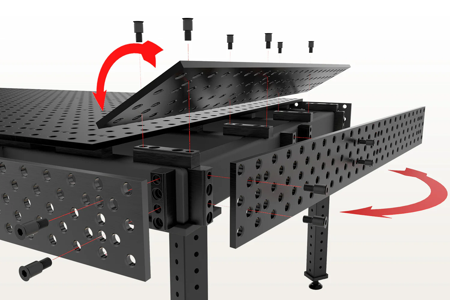 Alpha, 5-Sided, Tabletops, 5/8" System - Image 5