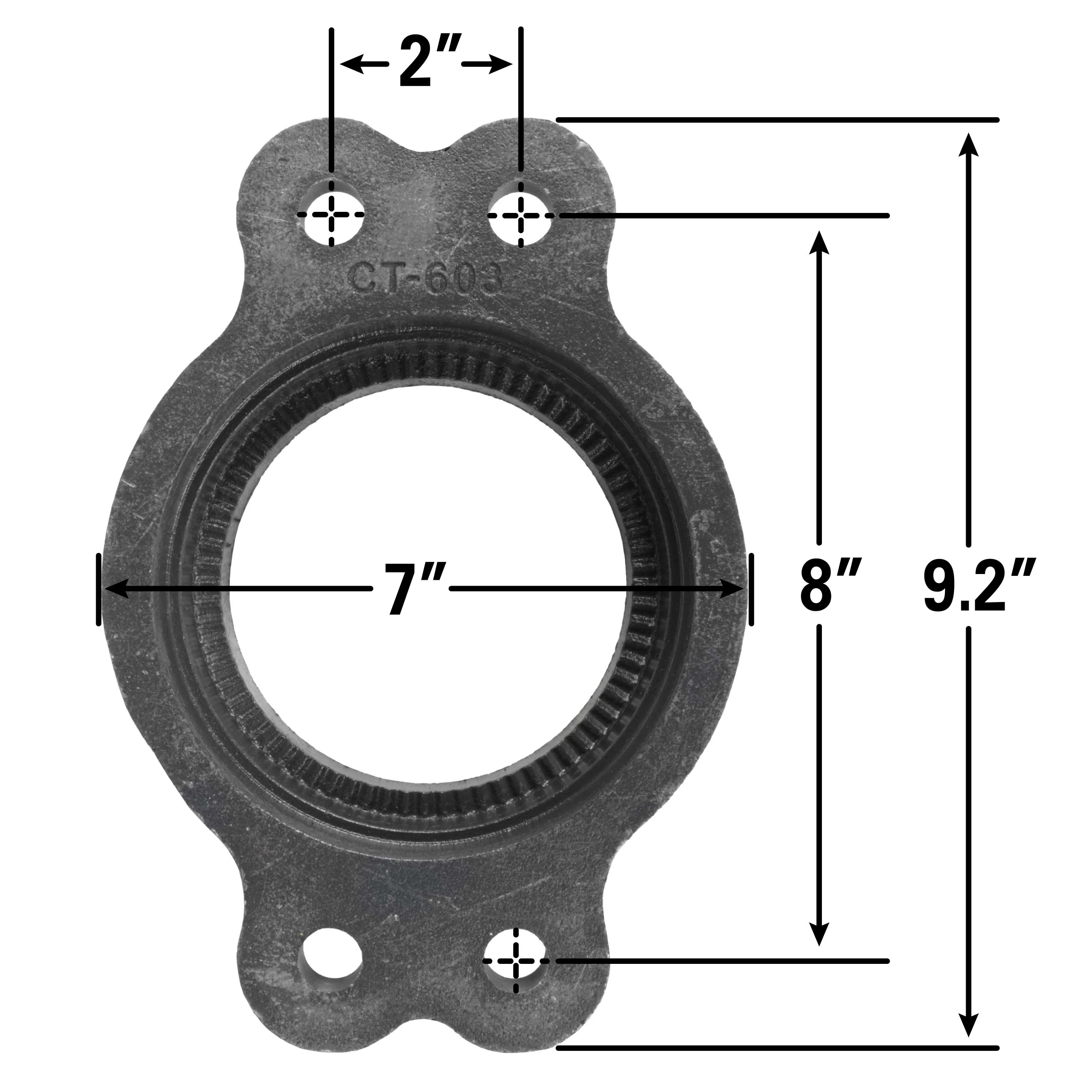 Vise with 360° Rotating Jaw & Base, 5/8" Mounting - Image 11