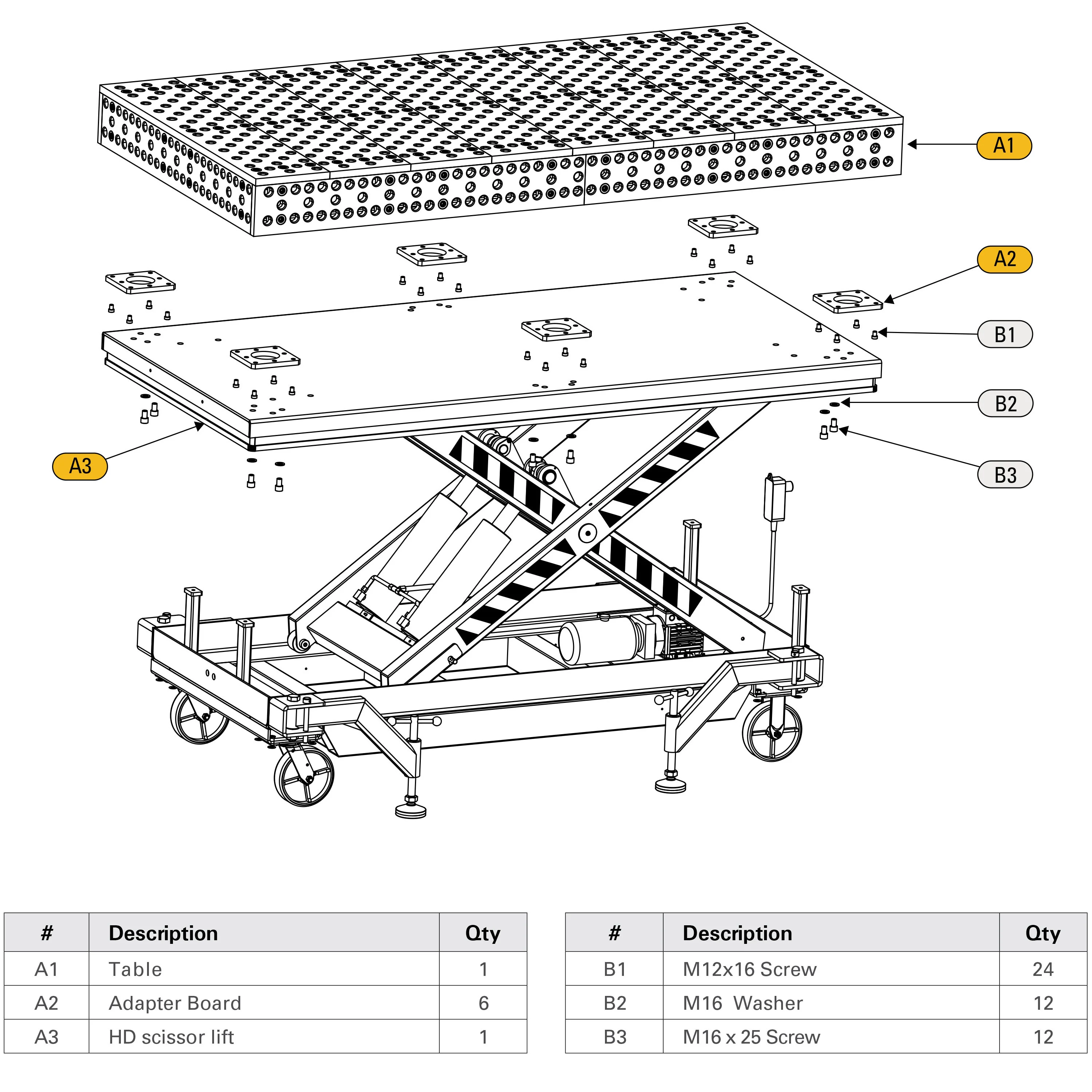 Heavy Duty Electric Hydraulic Scissor Lift, 8,800 lb Capacity - Image 10