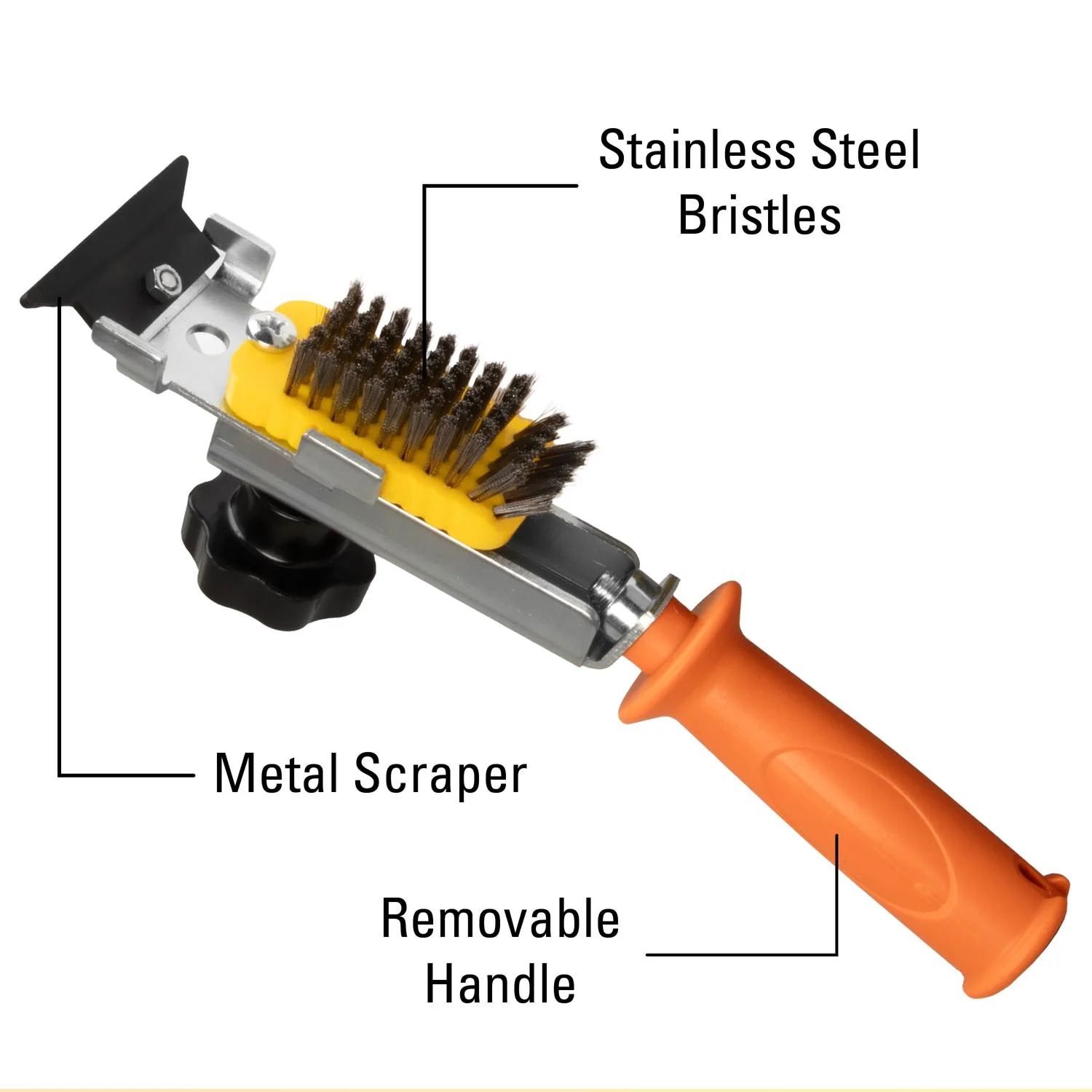WireBrush Scraper w/Ergonomic Handle - Image 3