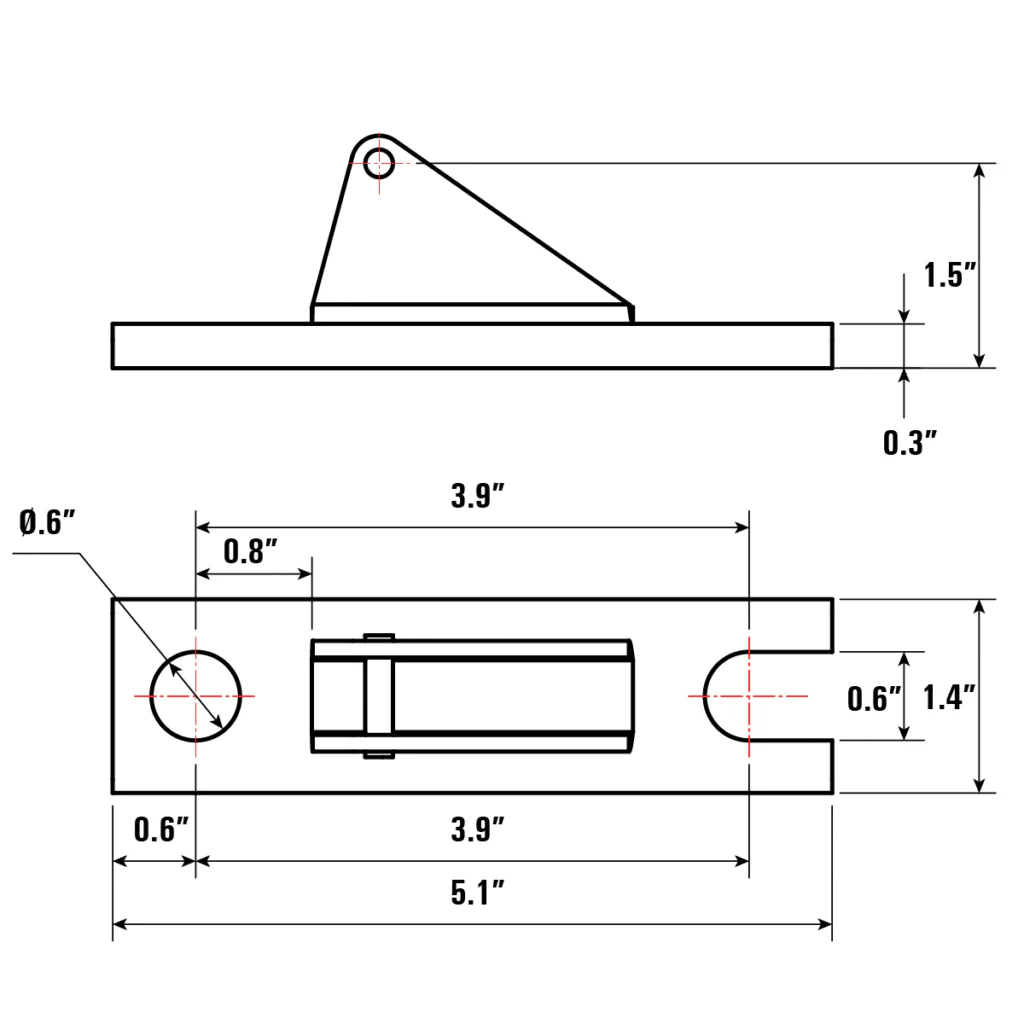 Table Mount Base Kit, Fit 5/8 Holes - Image 7