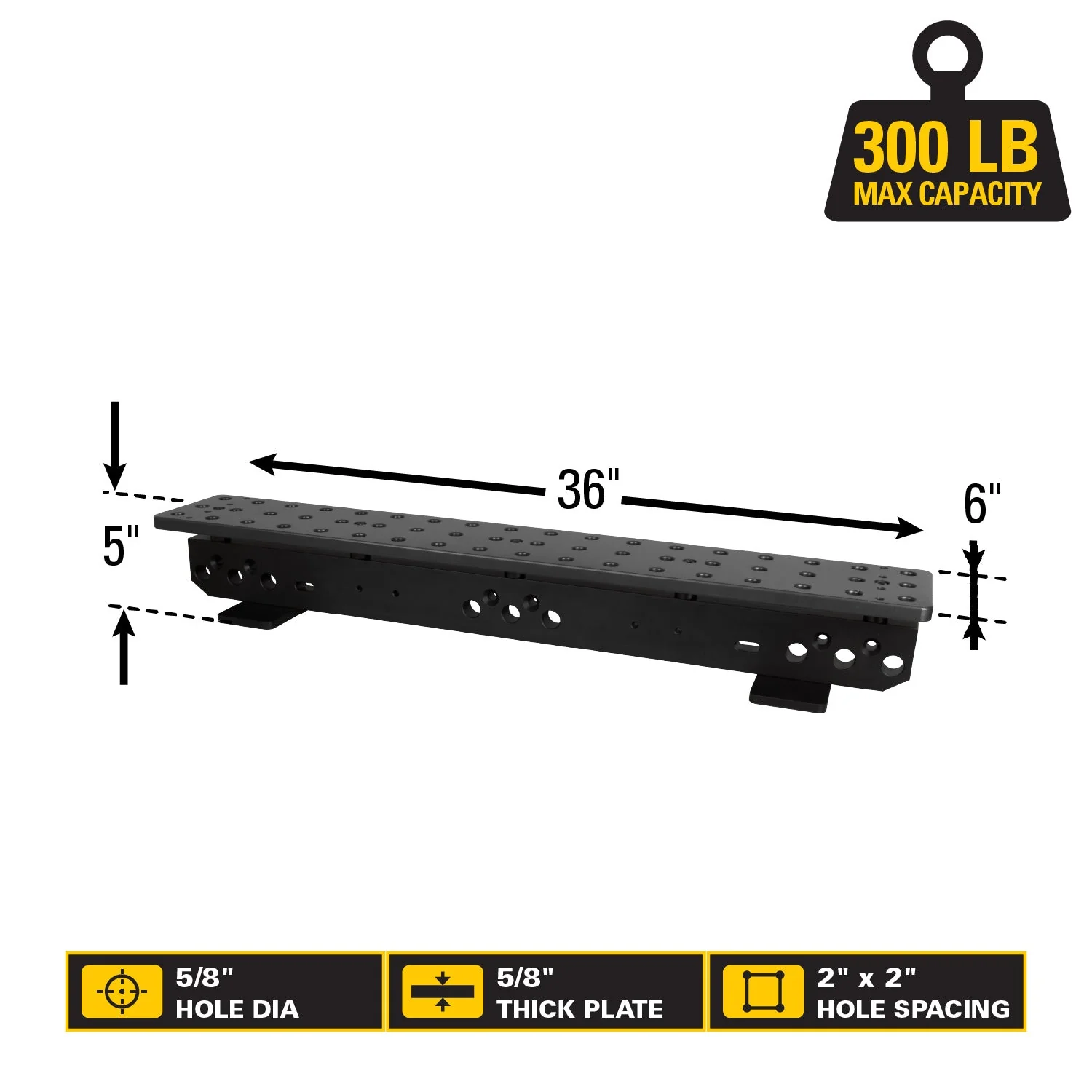 Scout 36, Sawhorse Kit (36" x 6") 5/8" System - Image 3