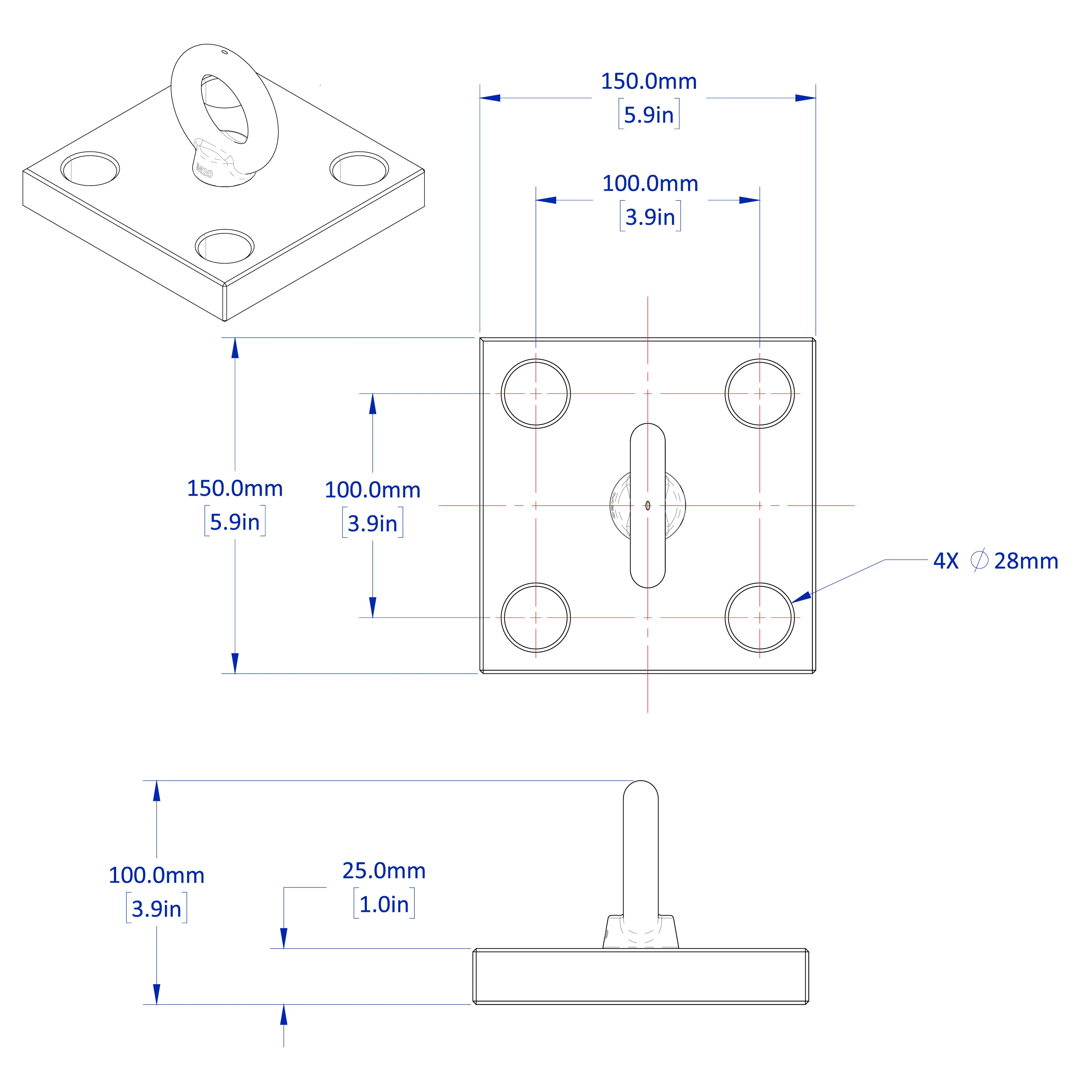 Lifting Brackets, 28 mm - Image 19