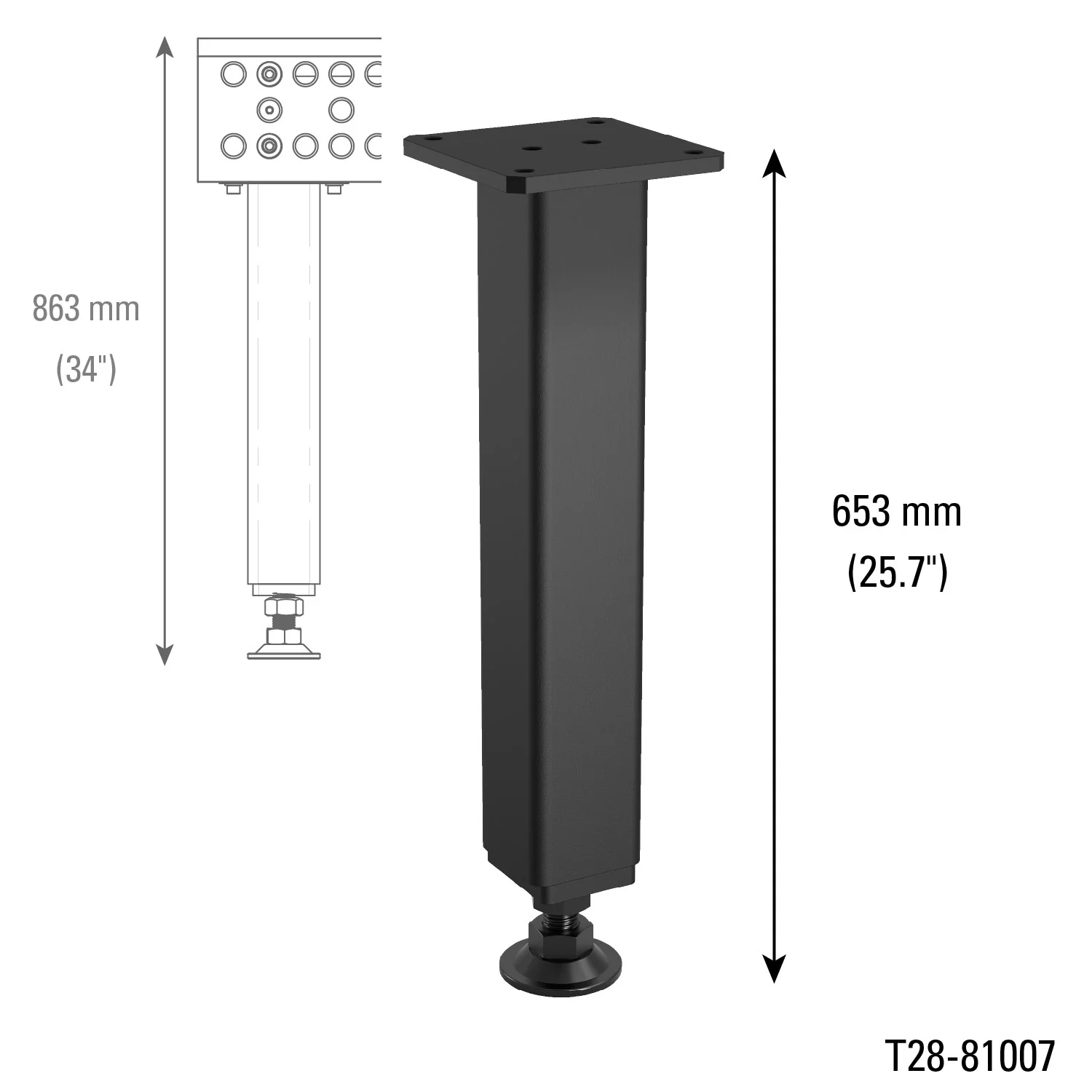 Table Legs, Alpha 28 - Image 10