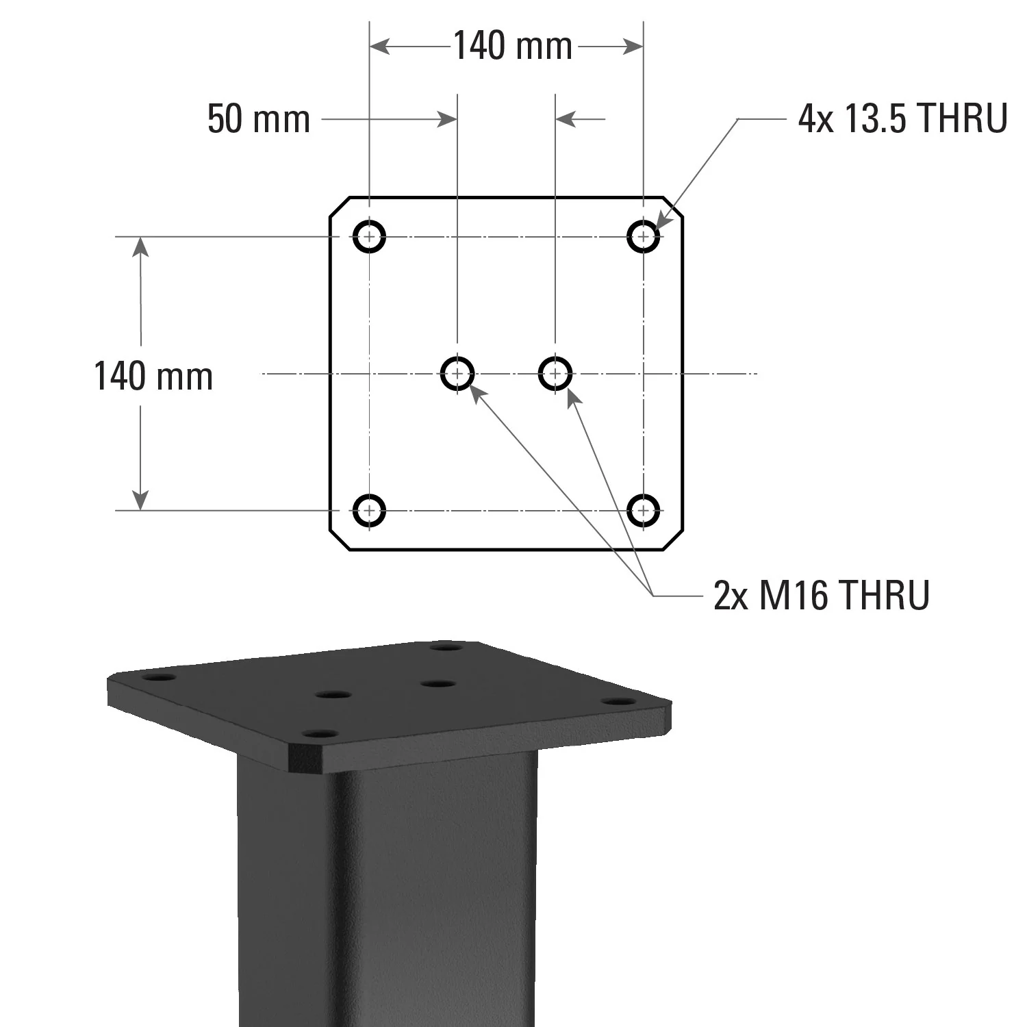 Table Legs, Alpha 28 - Image 3