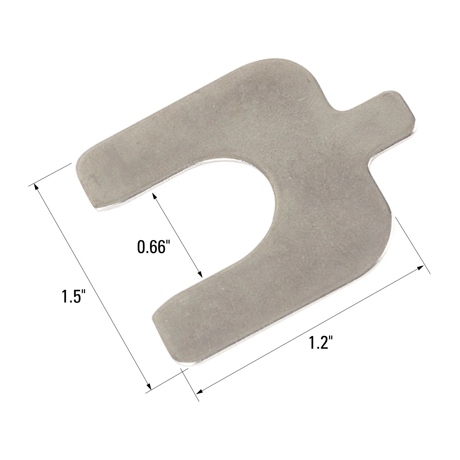 U-Shaped Shims, 16 mm-5/8" (7-pieces) - Image 4